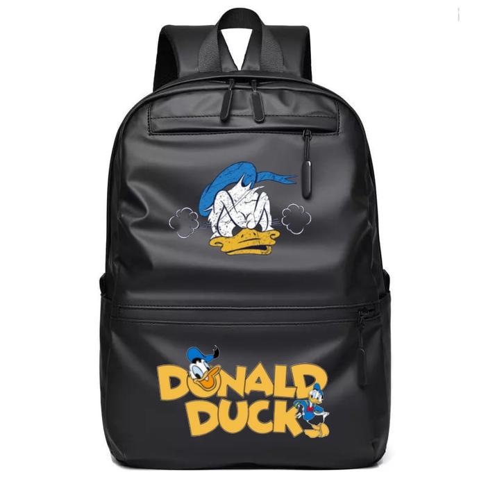 Vinsmokey Tas ransel Pria backpack Donal Duck Donal Bebek tas gendong sekolah Waterproof