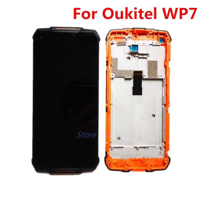 For Oukitel WP7 Phone LCD Display With Frame And Touch Screen