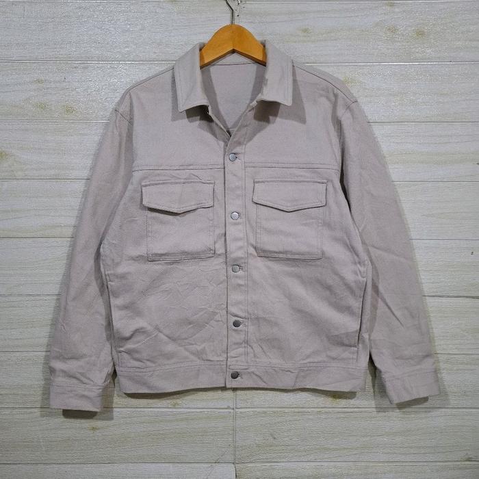 8 second denim Jacket size L kode S163