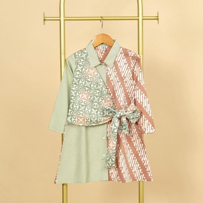 [BARU] Kemeja anak dan Dress Batik anak aqila.clothing A1132