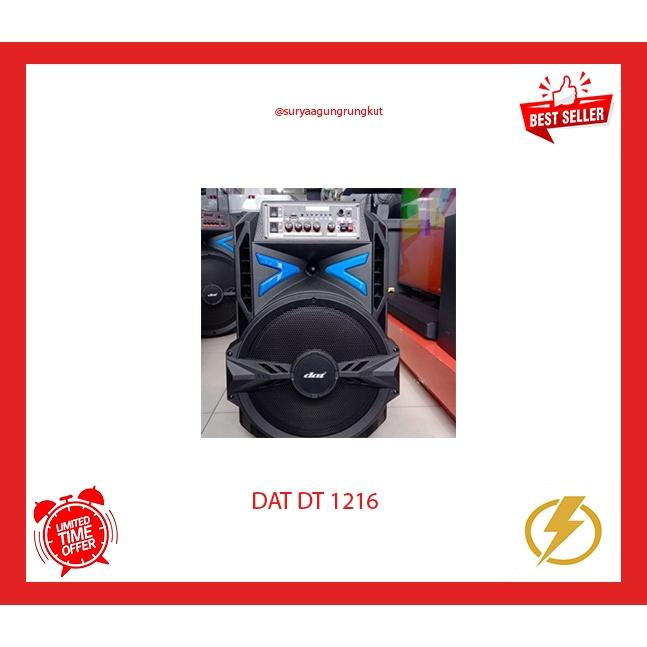 TERBARU 2026!!! SPEAKER WIRELESS TROLLEY DAT 12 INCH 25 WATT - DT 1216