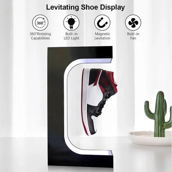 IS Magnetic Levitating Shoes Display Stand 360 Degree Rotating Display Sepatu /Stand Display Sepatu