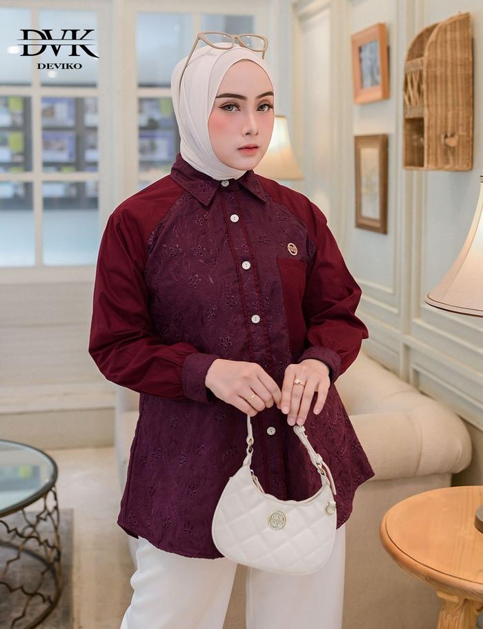Deviko Atasan - Kemeja atasan Deviko / Baju Deviko / Atasan Deviko / Deviko Mode / Atasan Busui / At