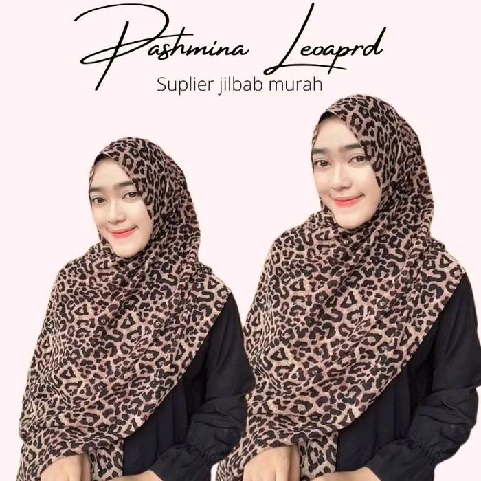 Arash Hijab Official Macan Leopard Wanita Muslimah Gaya Hijab Supplier Jilbab Murah khaz war plisket