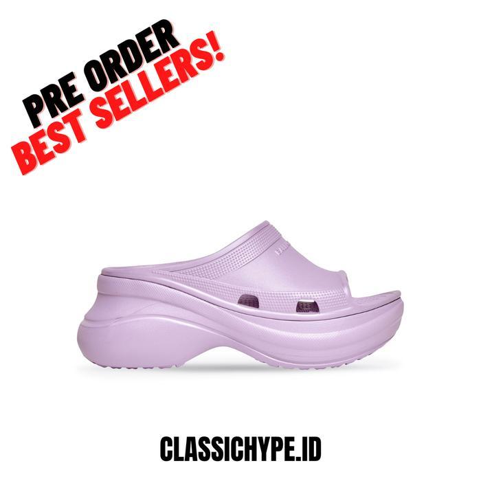BALENCIAGA X CROCS POOL SLIDES SANDAL 100% ORIGINAL