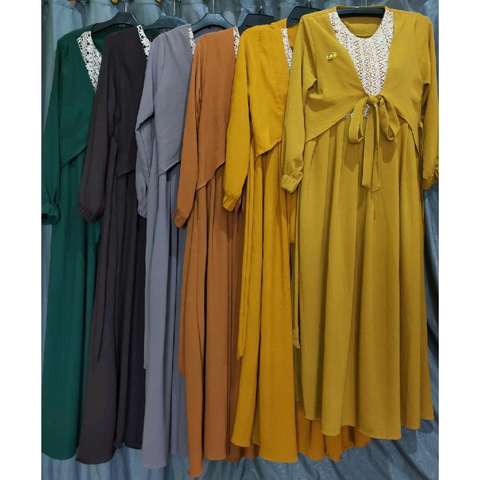 Crinkle gamis raya ( gamis raya 2024 )