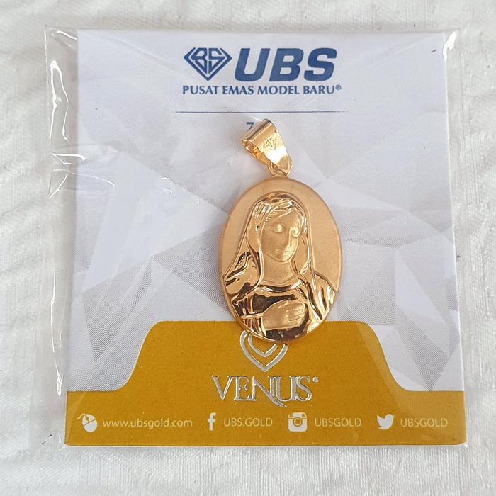 Liontin Model Bunda Maria Doff Variasi Emas 70% 700 70 % 16K