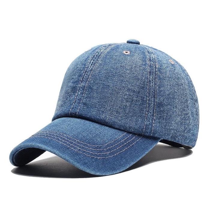 WILLSTREET Topi Baseball Denim Pria Dewasa - Polo Caps Casual Desain Polos Unisex