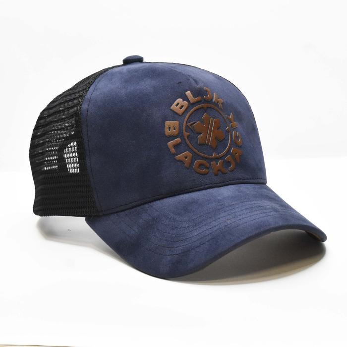 BLJK Blackjack Topi Trucker Suede Compass TP203