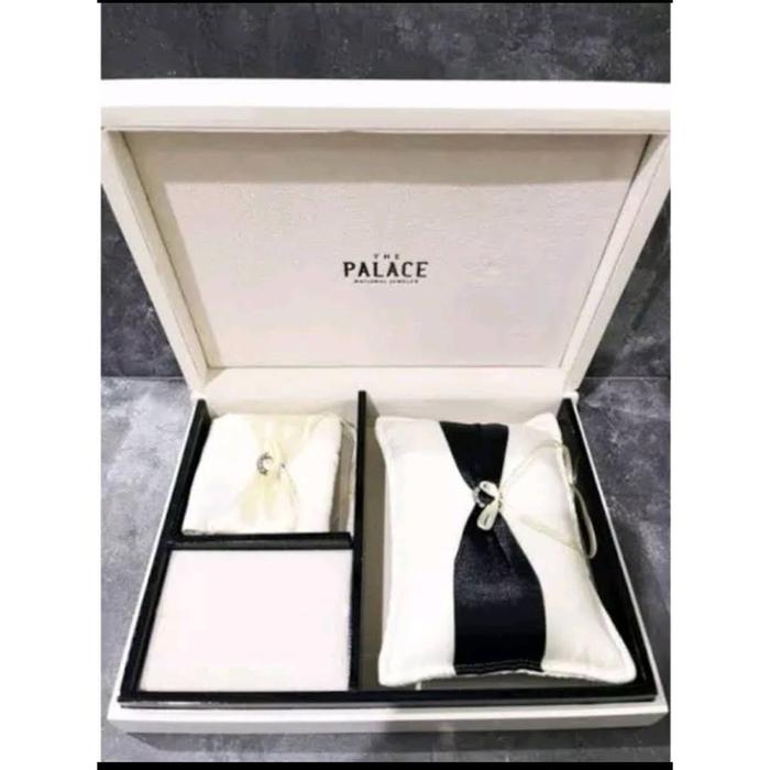 BOX WEDDING RING THE PALACE SET JEWELLERY NEW ORIGINAL THE PALACE JEWELLERY
