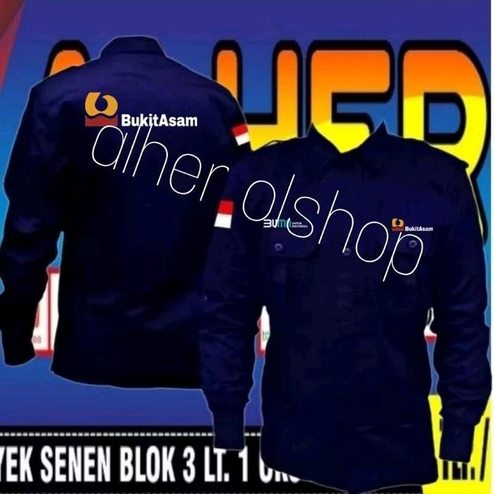 kemeja PT bukit asam baju PT bukit asam seragam PT bukit asam Pdh PT bukit asam kemeja kerja PT buki