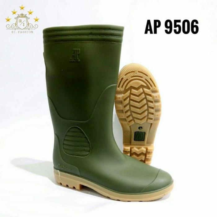 BISA COD - AP Boots ORCA - Sepatu AP Boots Orca - Sepatu Boots Anti Hujan Anti Banjir - Sepatu AP Bo