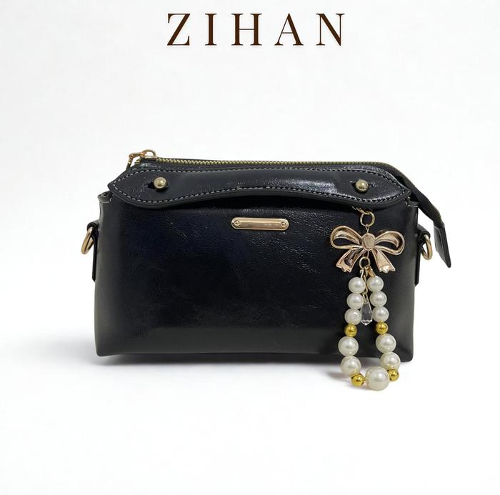 ZIHAN Tas Selempang Wanita Tas Mini Handbag Bahan Leather Tas Fashion Casual Style Korean