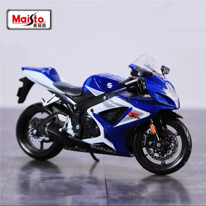Maisto 1:12 SUZUKI GSX-R750 Alloy Sports Motorcycle Model Simulation