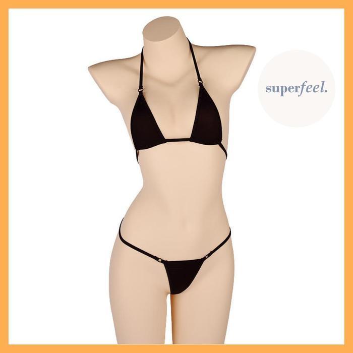 SFL BRA 1 SET LINGERIE BH CD BIKINI BEACHWEAR WANITA LINJERI PEREMPUAN TRIANGLE DALAMAN RENANG SEGIT