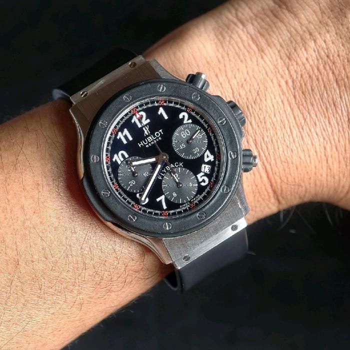 jam tangan pria automatic Hublot flyback B1926.10