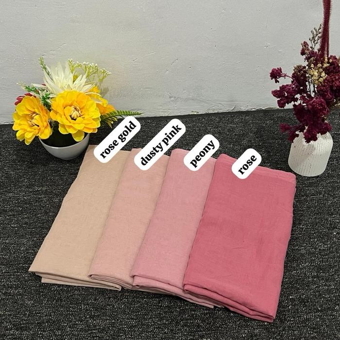Segi Empat Paris Jadul Warna Pink Burgundy Merk Red Rose Paris Jadul Murah Jilbab Square Muslim Keru