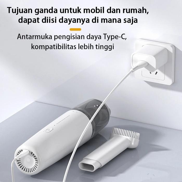 6 In 1 Vacum Cleaner Portable Vacum Cleaner Mobil Mini Nirkabel Multifungsi Cordless Penyedot Debu