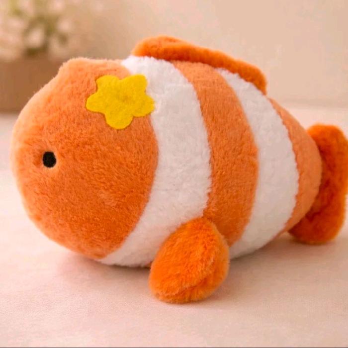 Boneka Model Ikan Nemo Lucu Warna Warni Bahan Lembut - Funifun !! - Plushie