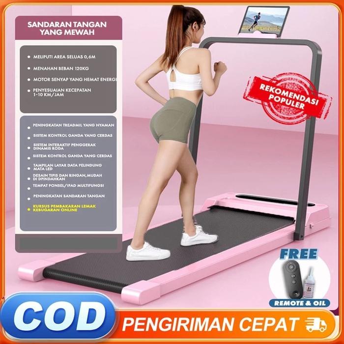 FREE APK HP Asil Ready Bluetooth Treadmill Elektrik Treadmill Lipat Treadmill Portable Walking Pad R