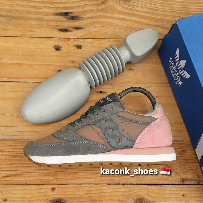 SEPATU CASUAL SNEAKERS SAUCONY JAZZ GREY ORIGINAL