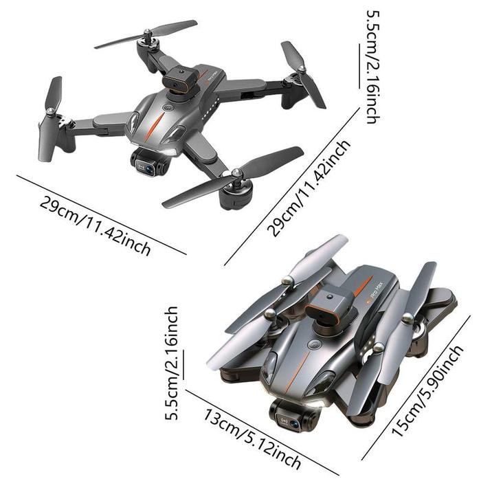 Drone dengan Kamera Drone Penghilang Hambatan Mainan Drone Quadcopter