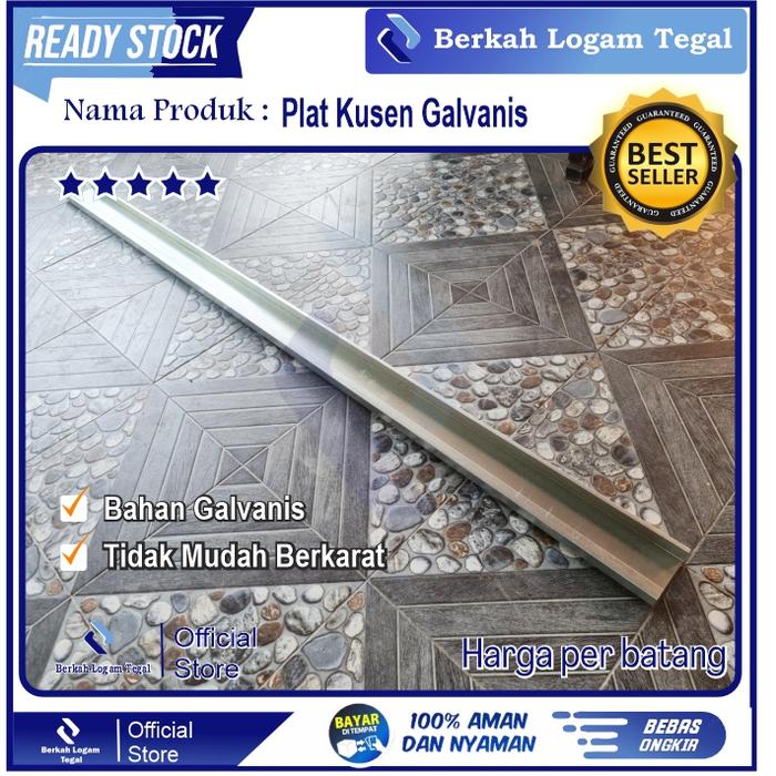 Kusen besi galvanis 14 /pintu jendela 2,4 meter
