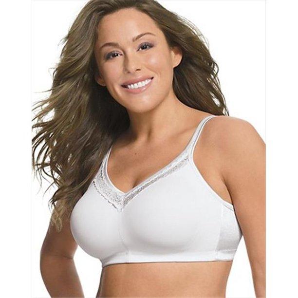 JUST MY SIZE (JMS) 1259 WIRELESS MINIMIZER FULL CUP BRA JUMBO SIZE 44DD (44E / DD100) 44DDD (44F / D