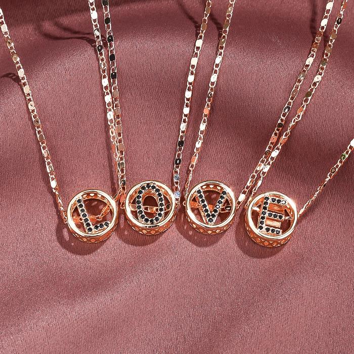 Kalung Emas Inisial Huruf Kalung Huruf Stainless Kalung Huruf Kalung Alfabet Titanium Kalung Huruf M