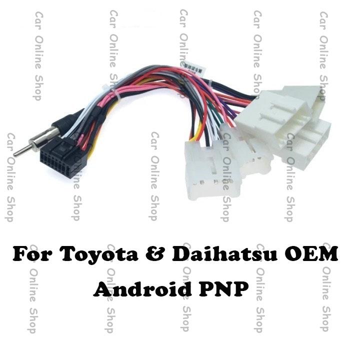 Kabel Soket Pnp Headunit Android Toyota Agya Avanza Rush Yaris Raize Innova