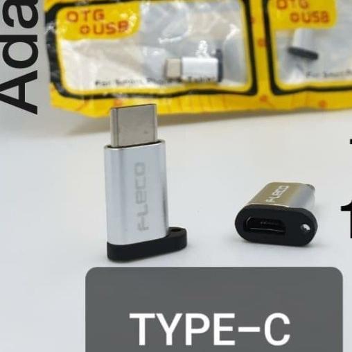 Fleco Converter Micro USB To Type C Tipe C Cable Micro USB to The C Adapter OTG Micro USB to Type C