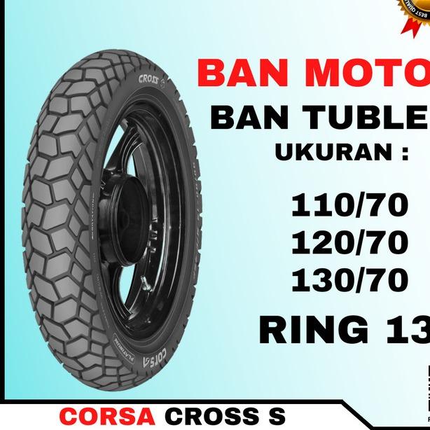 Ban Luar CORSA PLATINUM CROSS S - 110/70 -13 - 120/70-13 - 130/70-13 -  140/70-13 - Ring 13 Tubeless
