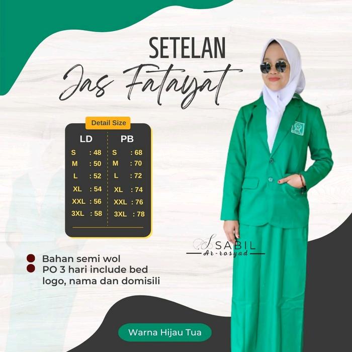 READY JAS NU JAS MUSLIMAT NU DAN JAS FATAYAT NU