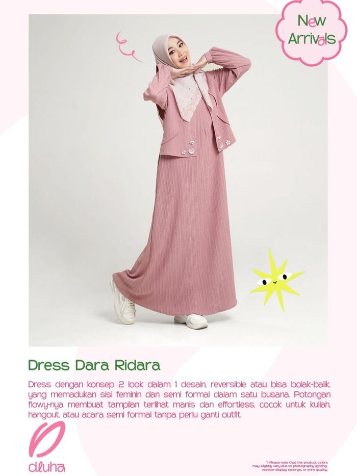 Dluha is Rabbani-Dres Dara Ridara-Gamis Remaja lucu