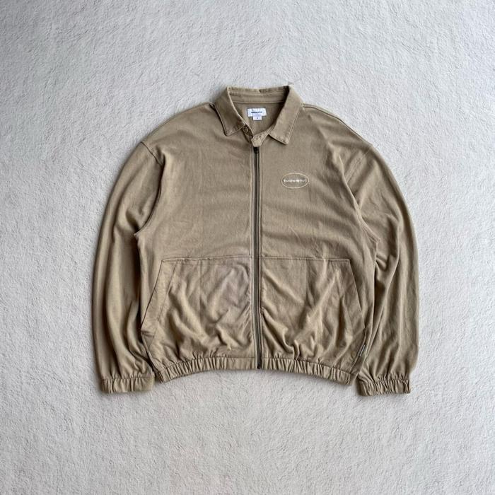 Jacket Thisisneverthat E/t logo zip beige
