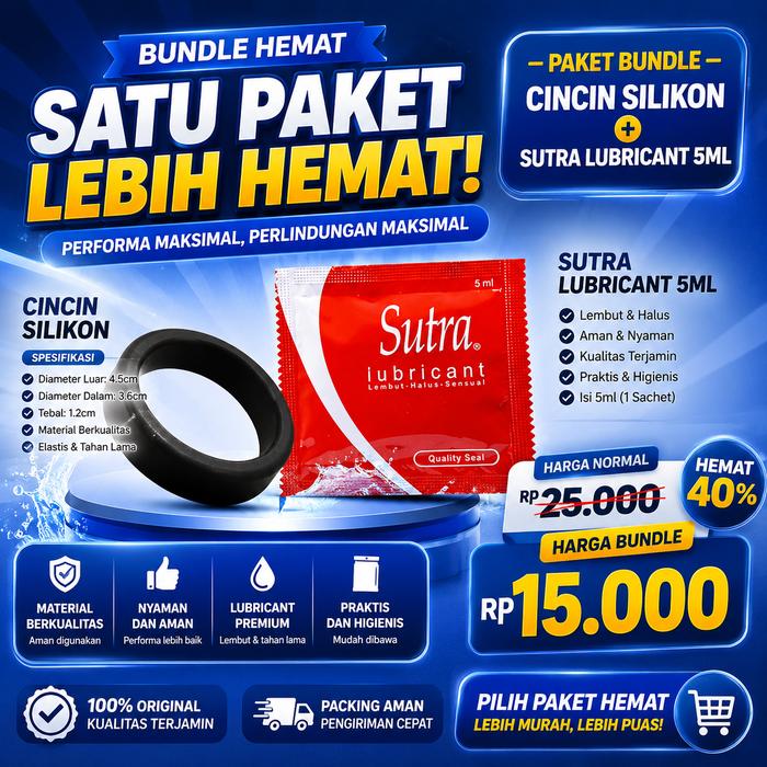 Cock Ring Delay Ring Tahan Lama Karet Elastis Cincin Pria