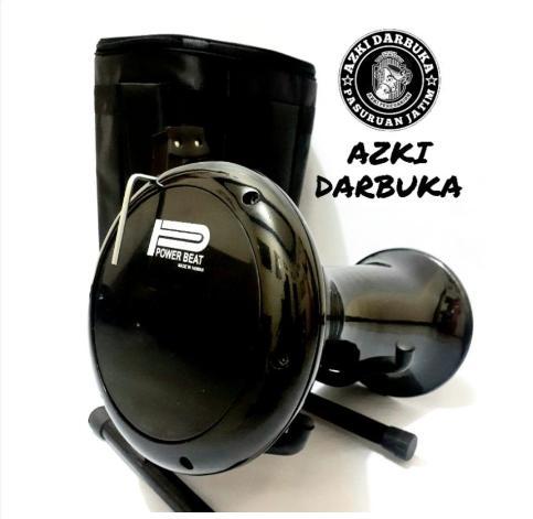 [RZK]DARBUKA CALTI 8INCH /HITAM GILAP +TAS