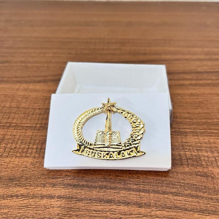 Pin Brevet SUSKALAK Menwa Kualitas Premium Gold Clips