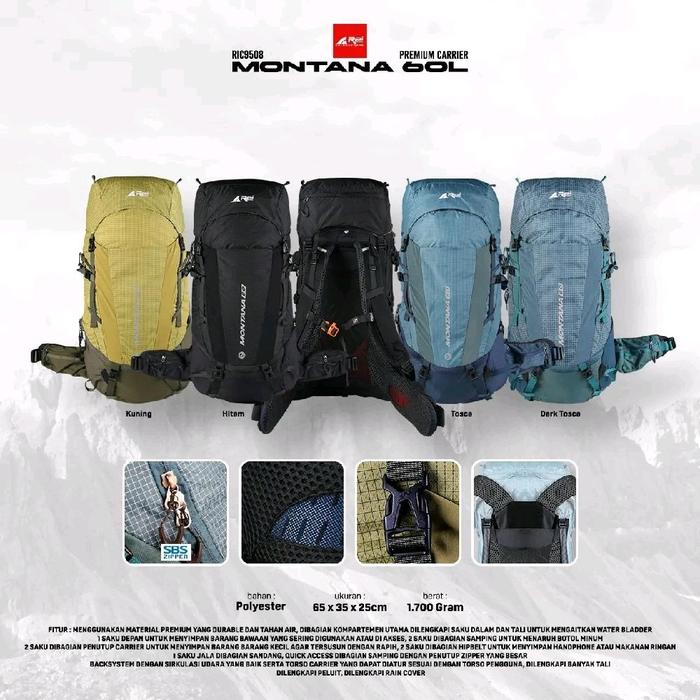 CARRIER PREMIUM AREI MONTANA 60 LITER
