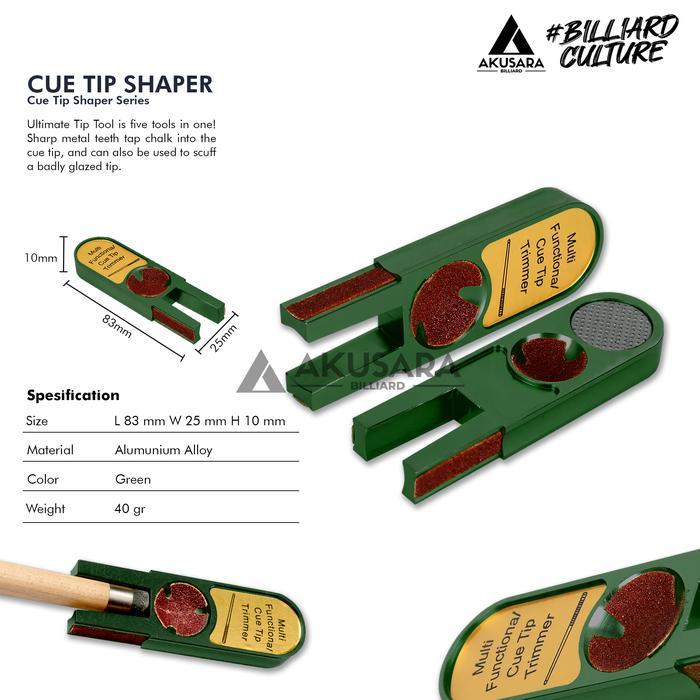 Ultimate Cue Tip Billiard 5 In 1 Cue Tool Stik Billiard / Ready Stok / New / Spesial