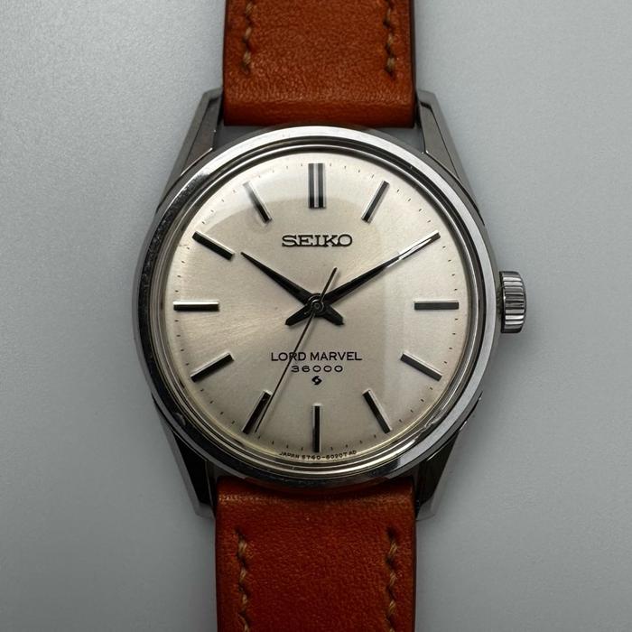 Overhauled Vintage June 1969 Seiko Lord Marvel 5740-8000 36000 hi-beat manual winding.