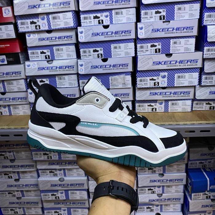 Airwalk Sepatu Original Pria Dobby Mens Sneakers Shoes Putih AIWUK250506B BNIB Size 40-44 Garansi Ua