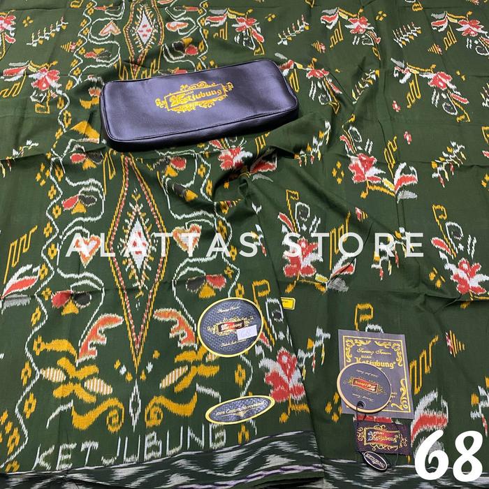 Sarung KETJUBUNG Mesres PGR ORIGINAL GRJ GNK PLS PGR JAHIT TENGAH Sarung Mesres Motif Goyor Kecubung