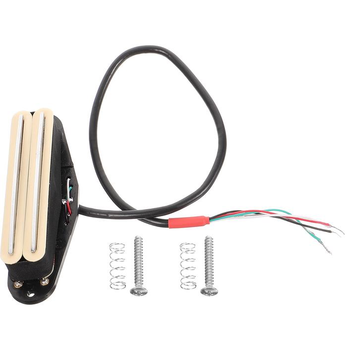 Perlengkapan Ukulele Pickup gitar elektrik, instrumen musik leher