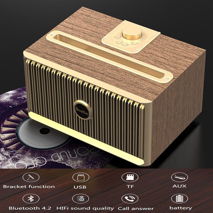 Wireless bluetooth speaker retro classic wooden super high sound