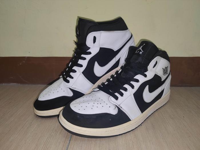 AJ1 High Tuxedo, Size 47.5/31cm Vietnam (2nd Kondisi 80%)