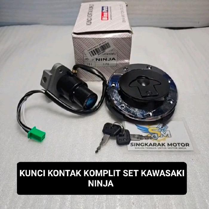 KUNCI KONTAK KOMPLIT SET KAWASAKI NINJA 150 R SS RR BINAPART ORIGINAL