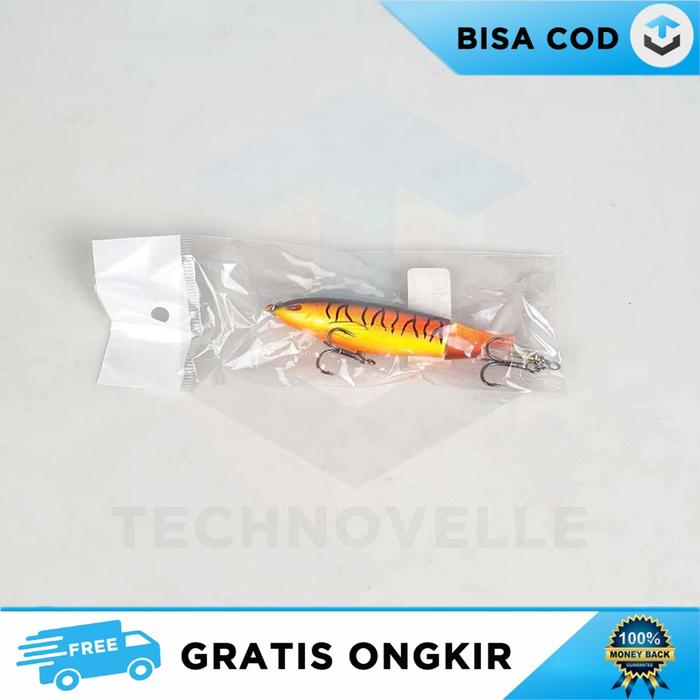UMPAN IKAN BUATAN LONG TAIL PANCING LURE BENTUK IKAN PLASTIK BUATAN