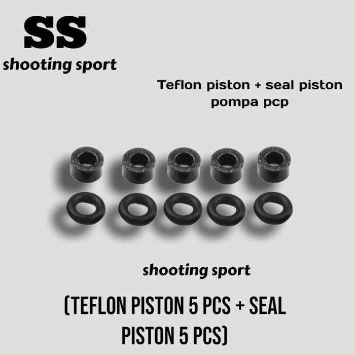 seal piston + teflon piston pompa pcp ,suku cadang pompa pcp