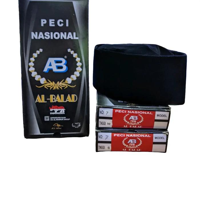 COD Peci Songkok Al Balad Original Dengan variasi berbeda beda Bulu Lembut Pria Dewasa Kopiah Muslim